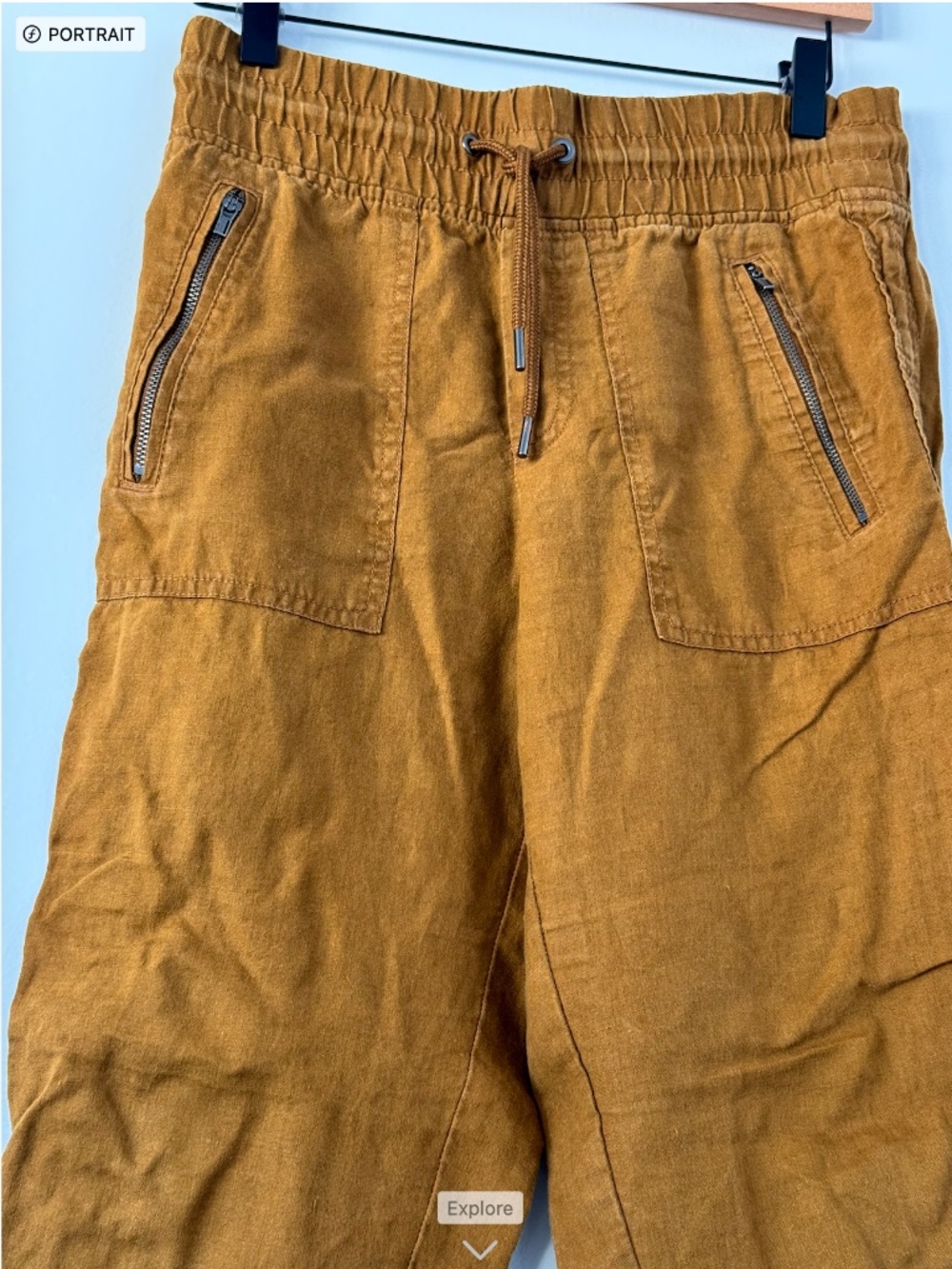 Athleta Cabo Linen Joggers - Picture 1 of 6